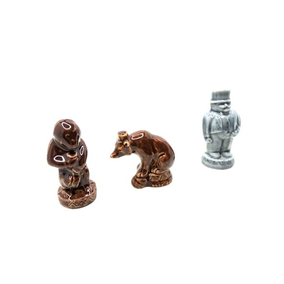 Vintage 3 Wade England Whimsies Porcelain Circus Figurines - Picture 5 of 5